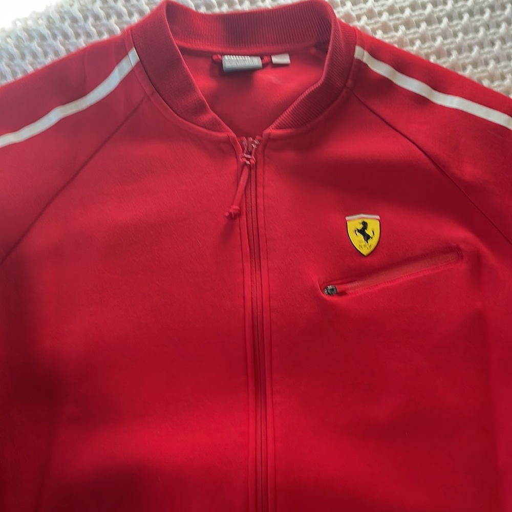 Mens puma Ferrari Track Jacket - Picture 2 of 12